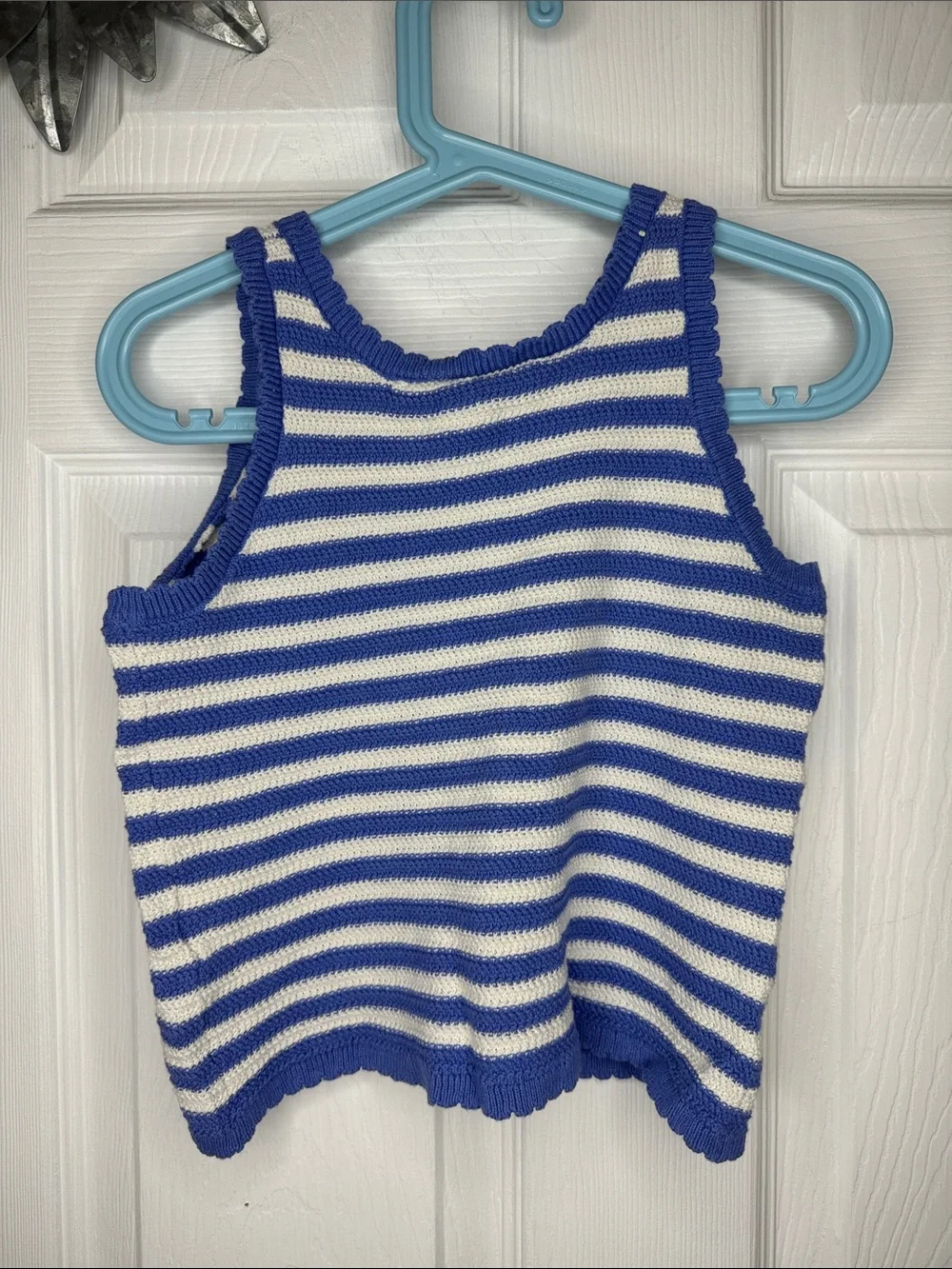 Jessica Simpson Girl’s Cotton Crochet Tank Top and Skirt Set 2 pc Sz S (7)